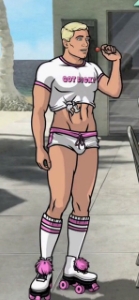 Sterling Archer undercover in Miami